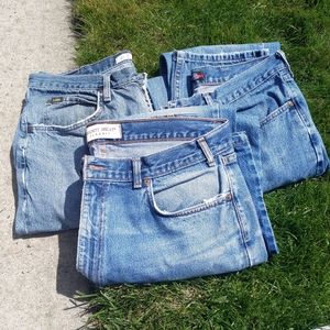 LOT OF 3 - Relaxed Fit Lee Jeans 38x32